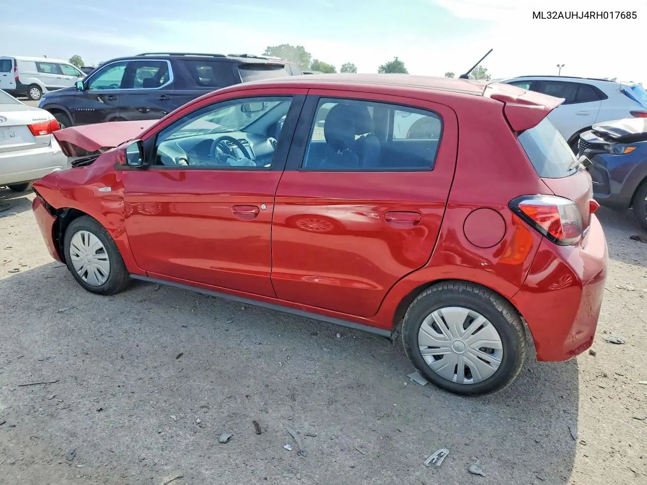 2024 Mitsubishi Mirage Es VIN: ML32AUHJ4RH017685 Lot: 60150546