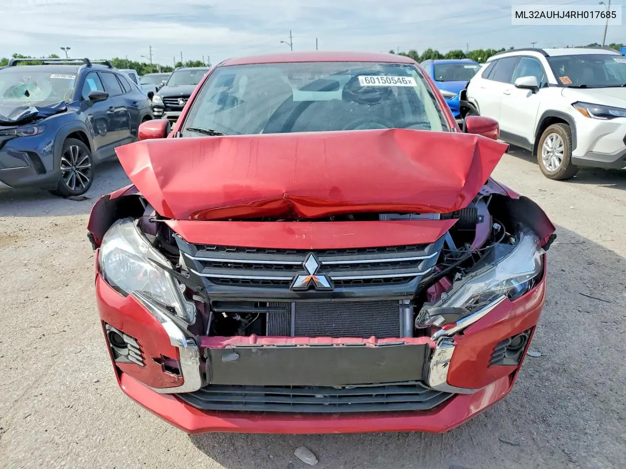2024 Mitsubishi Mirage Es VIN: ML32AUHJ4RH017685 Lot: 60150546