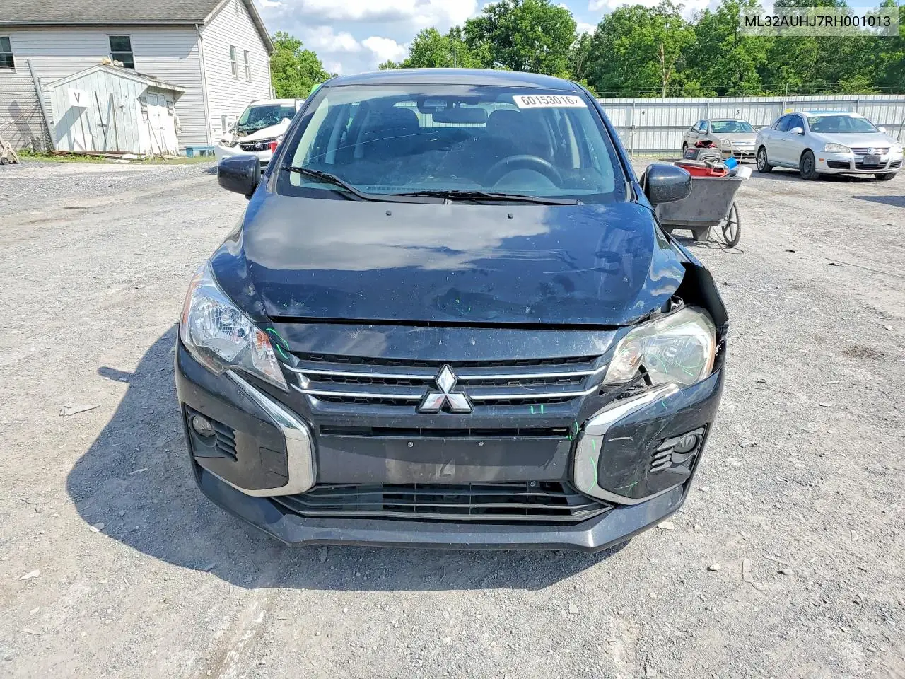 2024 Mitsubishi Mirage Es VIN: ML32AUHJ7RH001013 Lot: 60153016