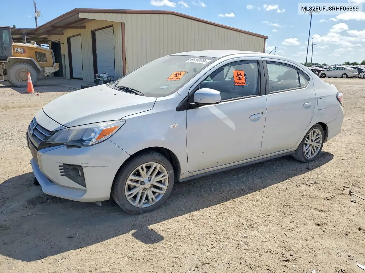 2024 Mitsubishi Mirage G4 Es VIN: ML32FUFJ8RHF06369 Lot: 60294486