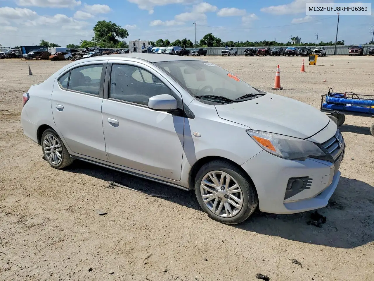 2024 Mitsubishi Mirage G4 Es VIN: ML32FUFJ8RHF06369 Lot: 60294486