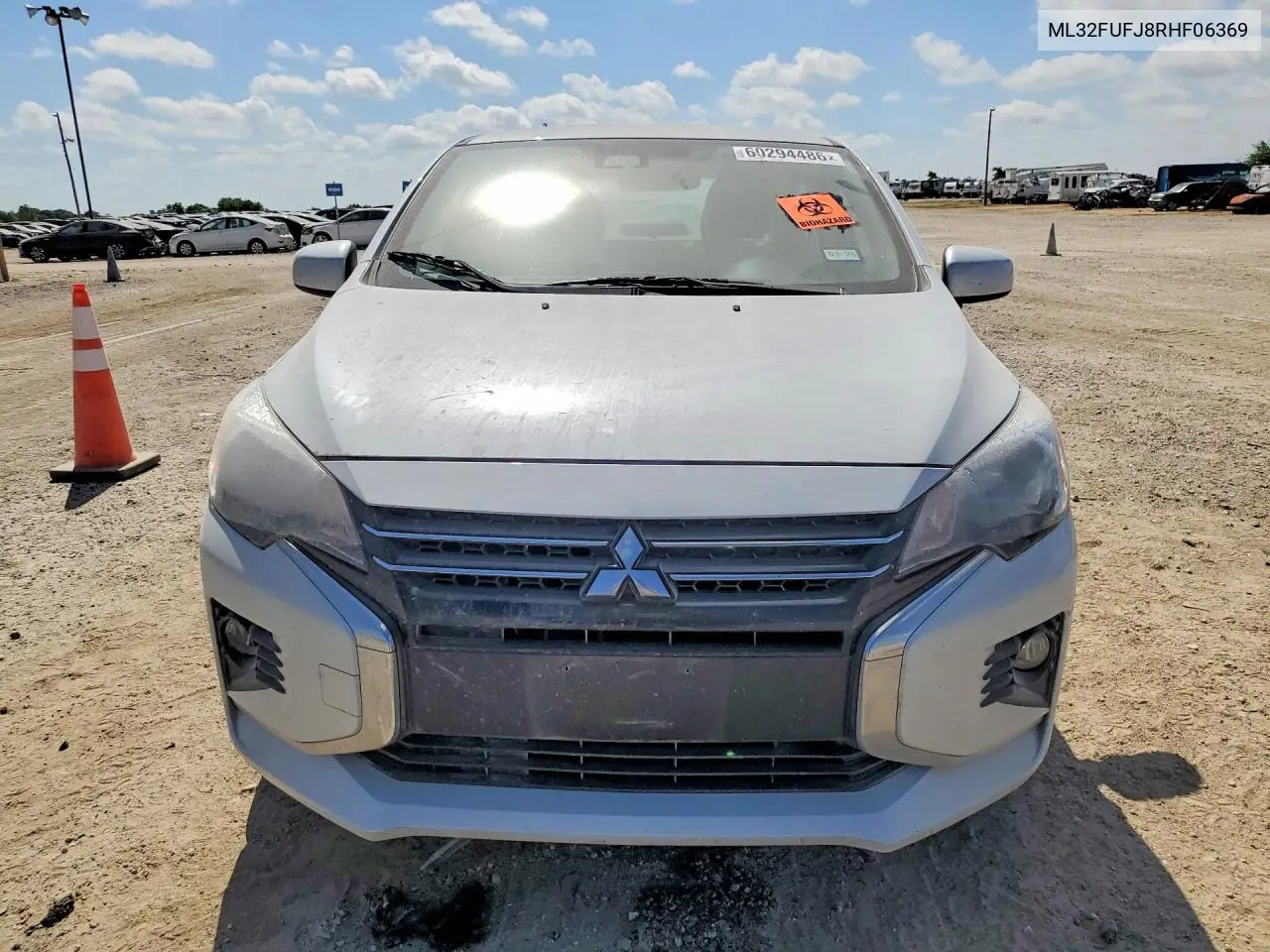 2024 Mitsubishi Mirage G4 Es VIN: ML32FUFJ8RHF06369 Lot: 60294486