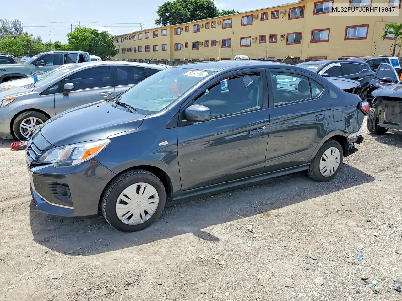 2024 Mitsubishi Mirage G4 Es VIN: ML32FUFJ6RHF19847 Lot: 60392996