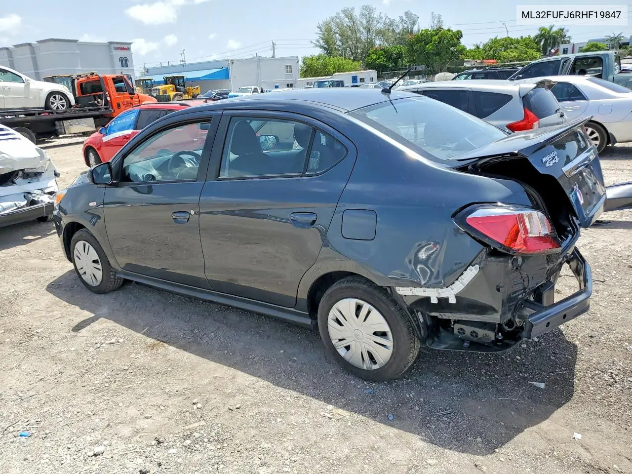 2024 Mitsubishi Mirage G4 Es VIN: ML32FUFJ6RHF19847 Lot: 60392996