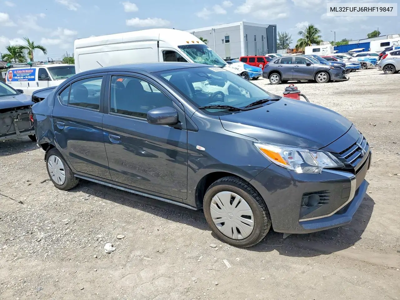 2024 Mitsubishi Mirage G4 Es VIN: ML32FUFJ6RHF19847 Lot: 60392996