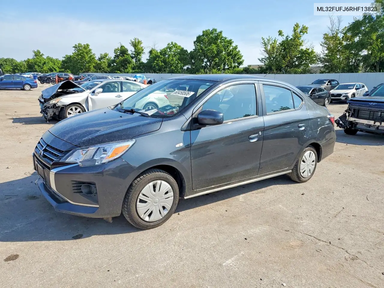 2024 Mitsubishi Mirage G4 Es VIN: ML32FUFJ6RHF13823 Lot: 60458506