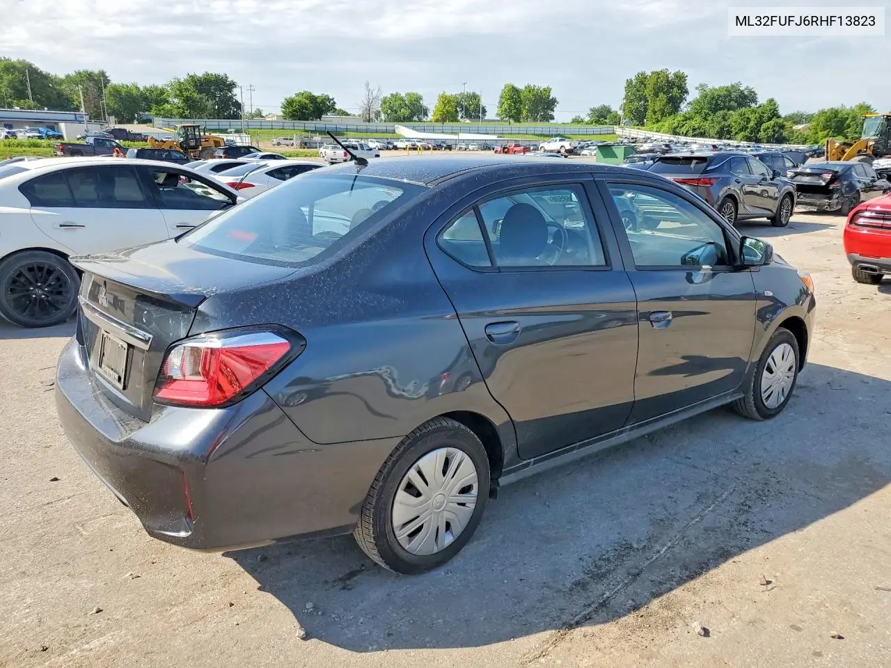 2024 Mitsubishi Mirage G4 Es VIN: ML32FUFJ6RHF13823 Lot: 60458506