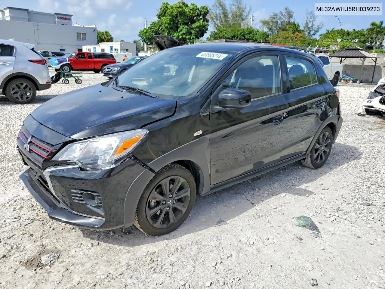 2024 Mitsubishi Mirage Se VIN: ML32AWHJ5RH039223 Lot: 60588216