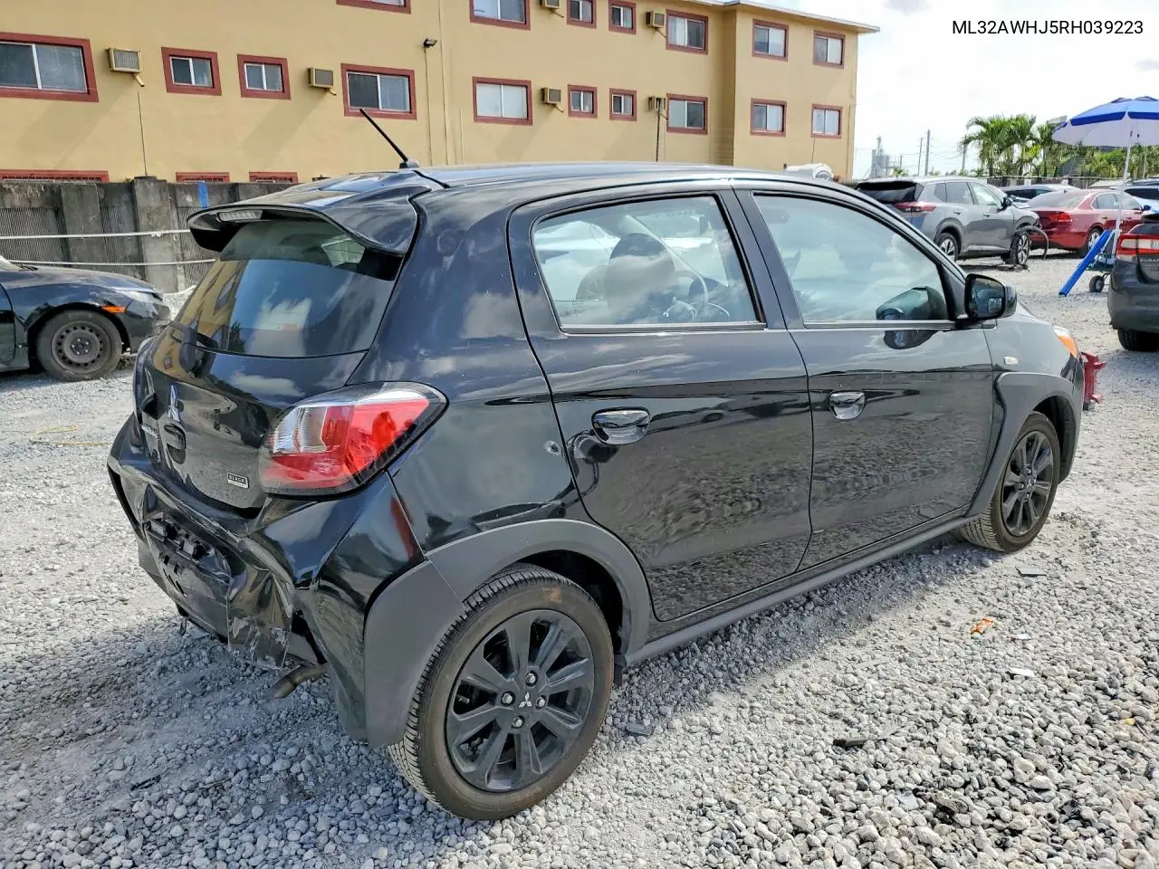 2024 Mitsubishi Mirage Se VIN: ML32AWHJ5RH039223 Lot: 60588216