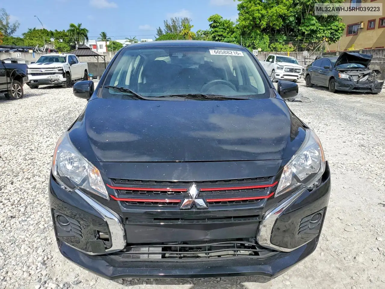 2024 Mitsubishi Mirage Se VIN: ML32AWHJ5RH039223 Lot: 60588216