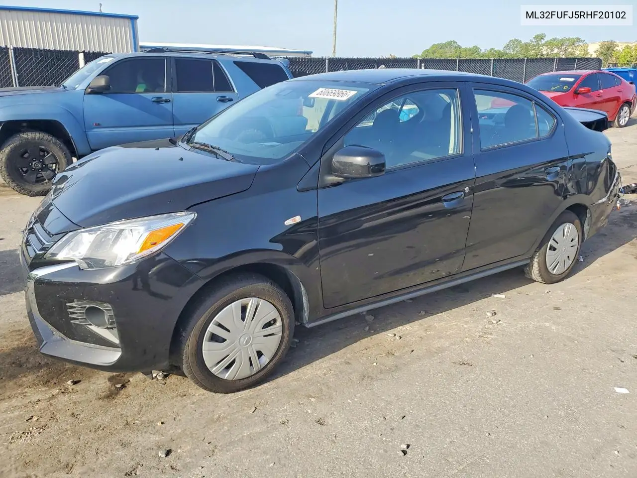 2024 Mitsubishi Mirage G4 Es VIN: ML32FUFJ5RHF20102 Lot: 60669866