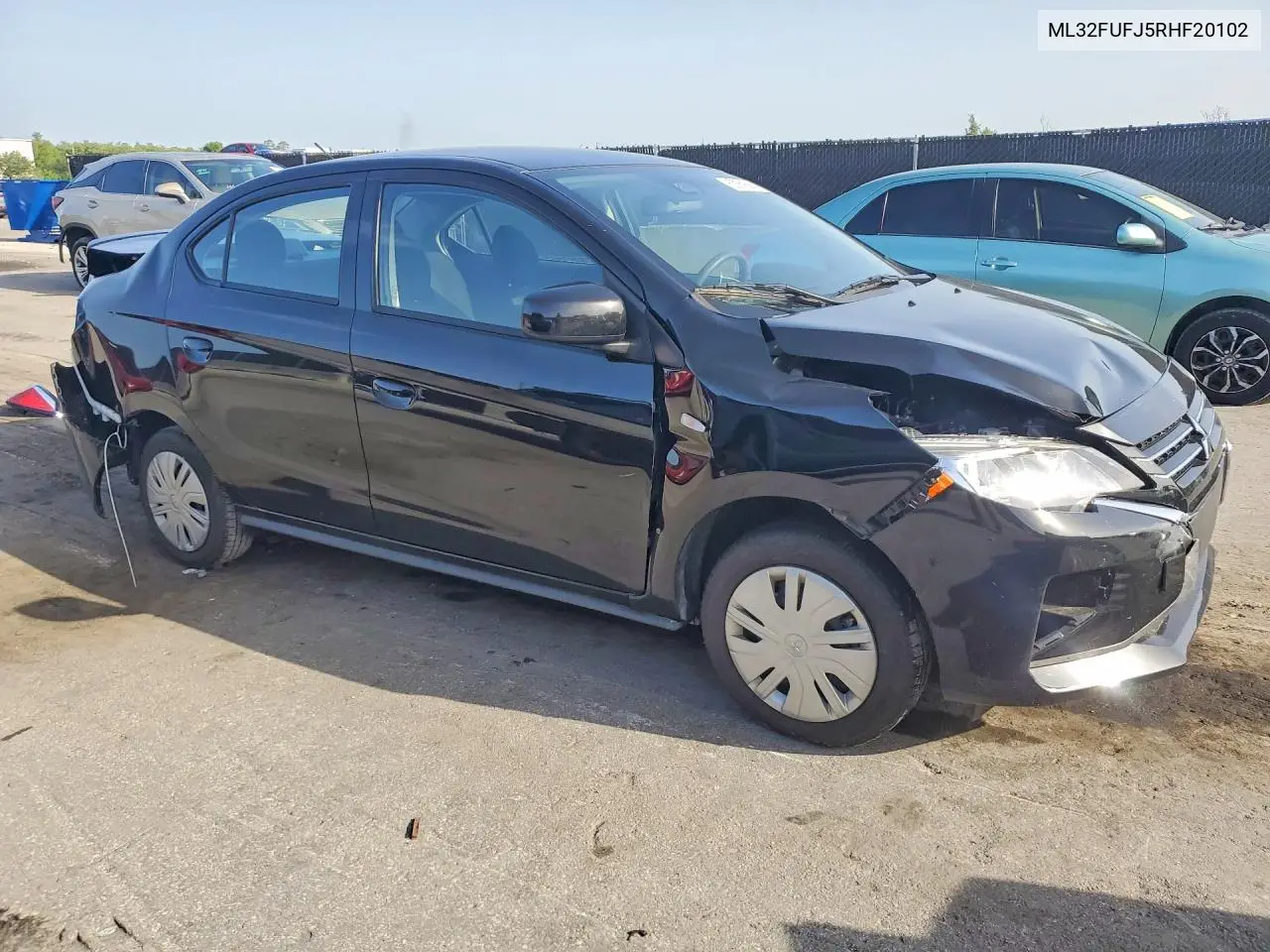 2024 Mitsubishi Mirage G4 Es VIN: ML32FUFJ5RHF20102 Lot: 60669866