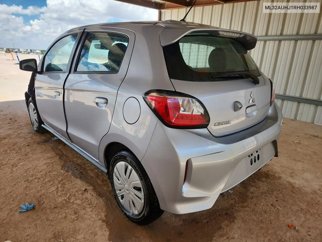 2024 Mitsubishi Mirage Es VIN: ML32AUHJ1RH033987 Lot: 60677006