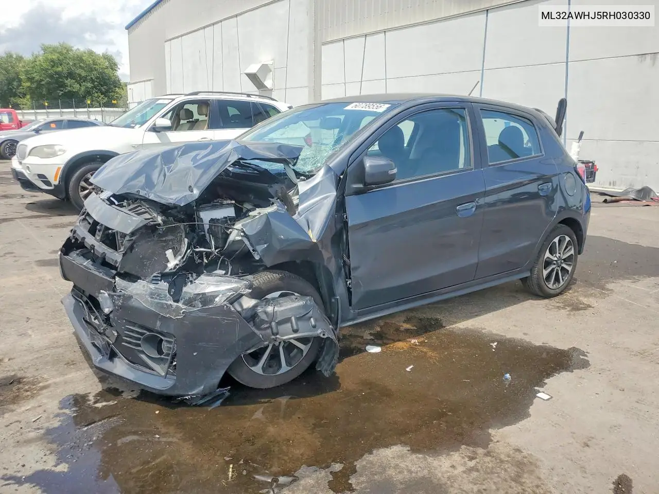 2024 Mitsubishi Mirage Se VIN: ML32AWHJ5RH030330 Lot: 60789556