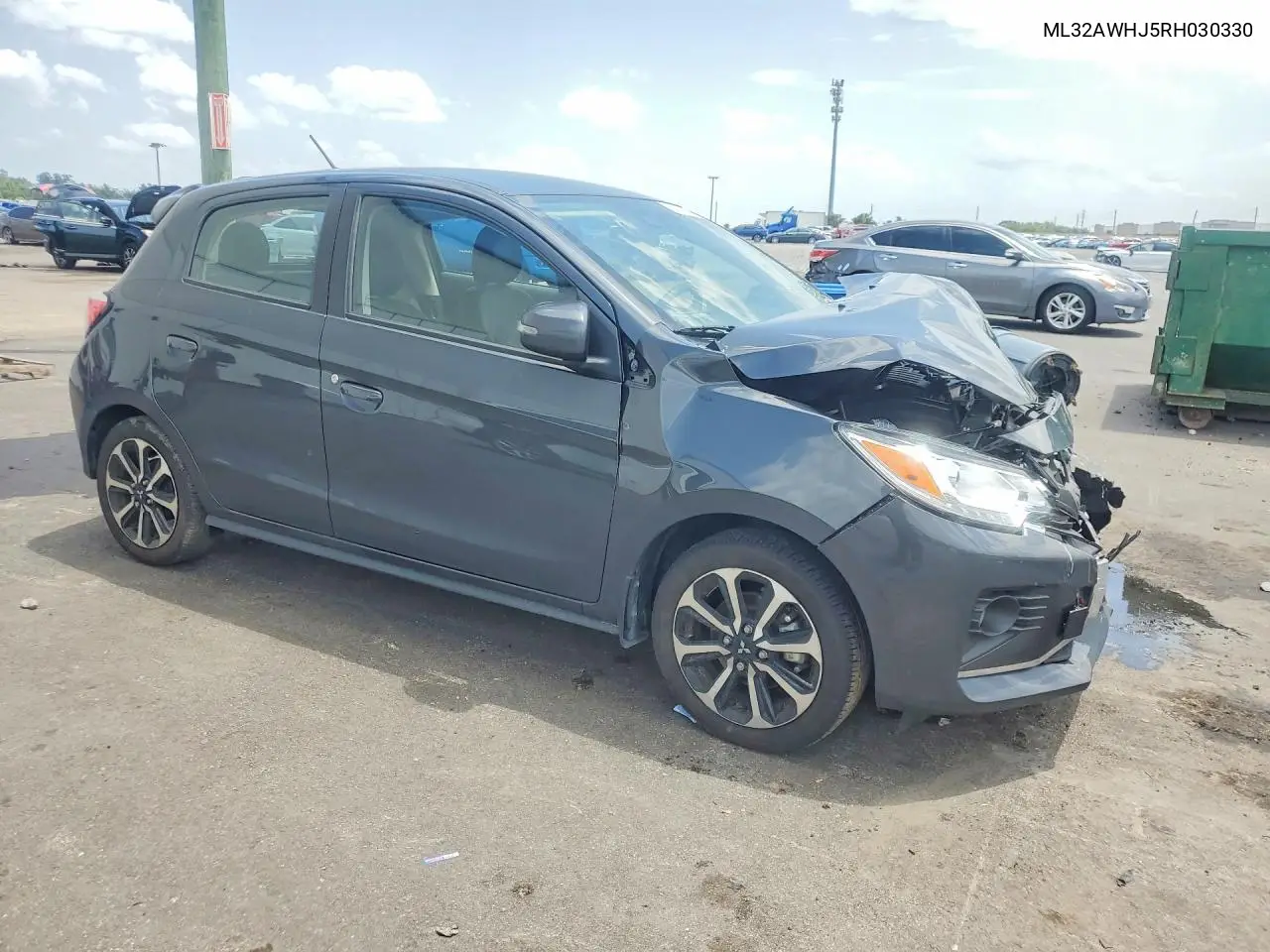 2024 Mitsubishi Mirage Se VIN: ML32AWHJ5RH030330 Lot: 60789556