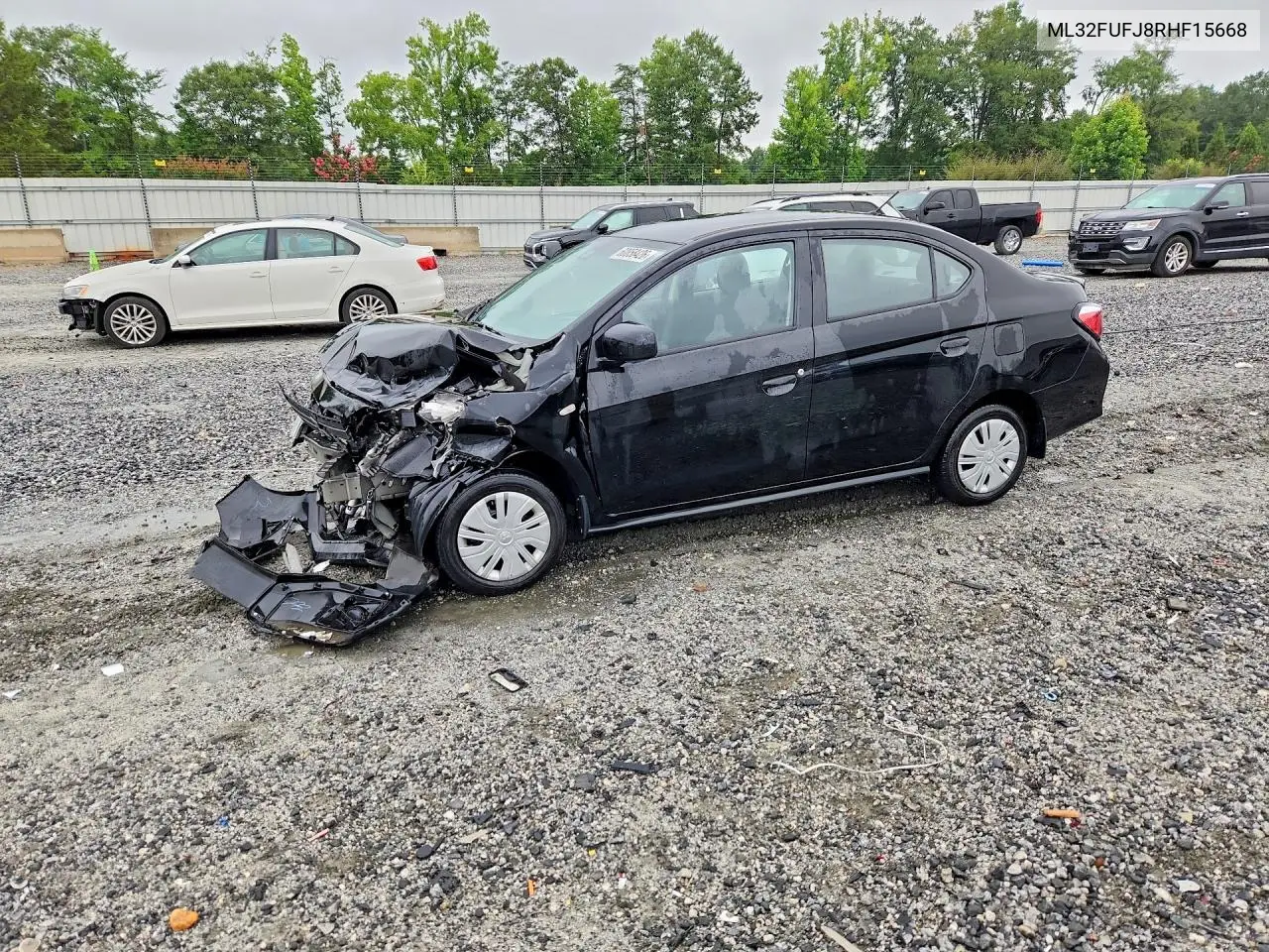 2024 Mitsubishi Mirage G4 Es VIN: ML32FUFJ8RHF15668 Lot: 60858426