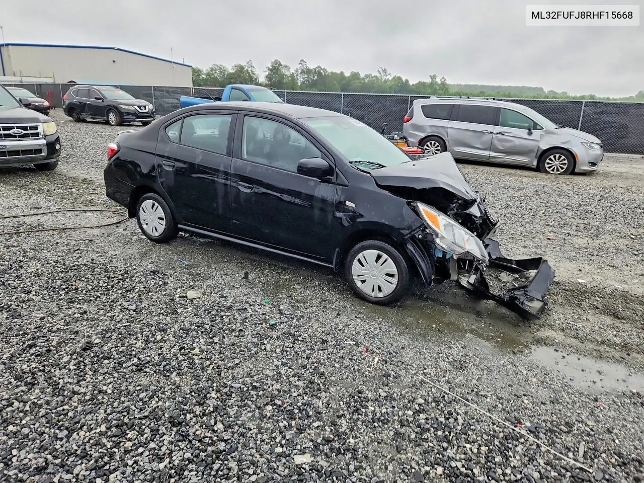 2024 Mitsubishi Mirage G4 Es VIN: ML32FUFJ8RHF15668 Lot: 60858426