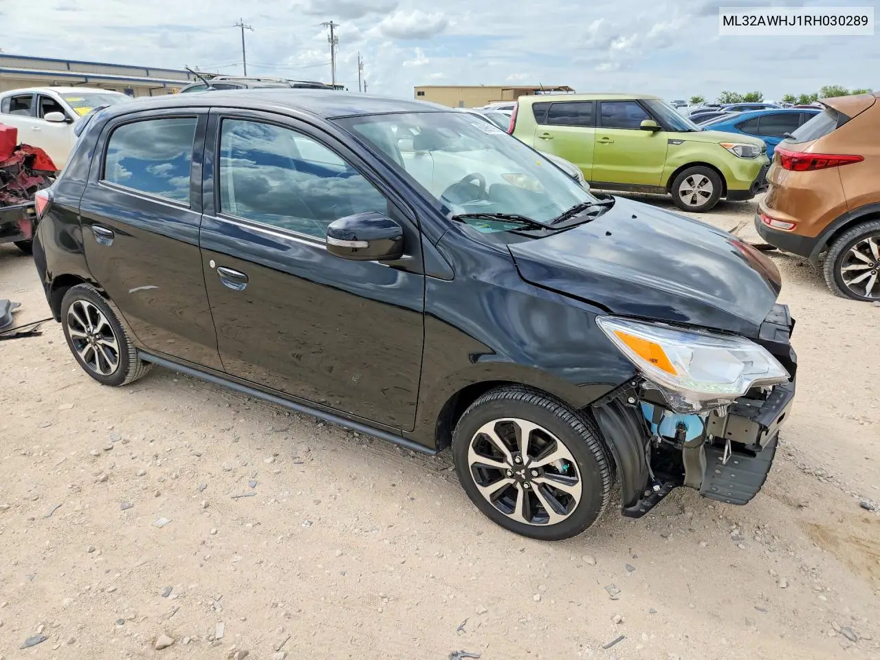 2024 Mitsubishi Mirage Se VIN: ML32AWHJ1RH030289 Lot: 60960196