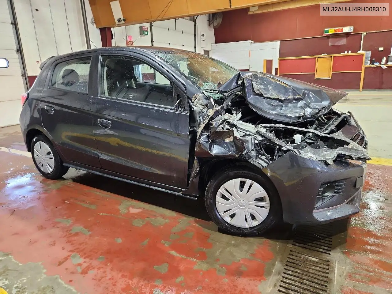 2024 Mitsubishi Mirage Es VIN: ML32AUHJ4RH008310 Lot: 61011656