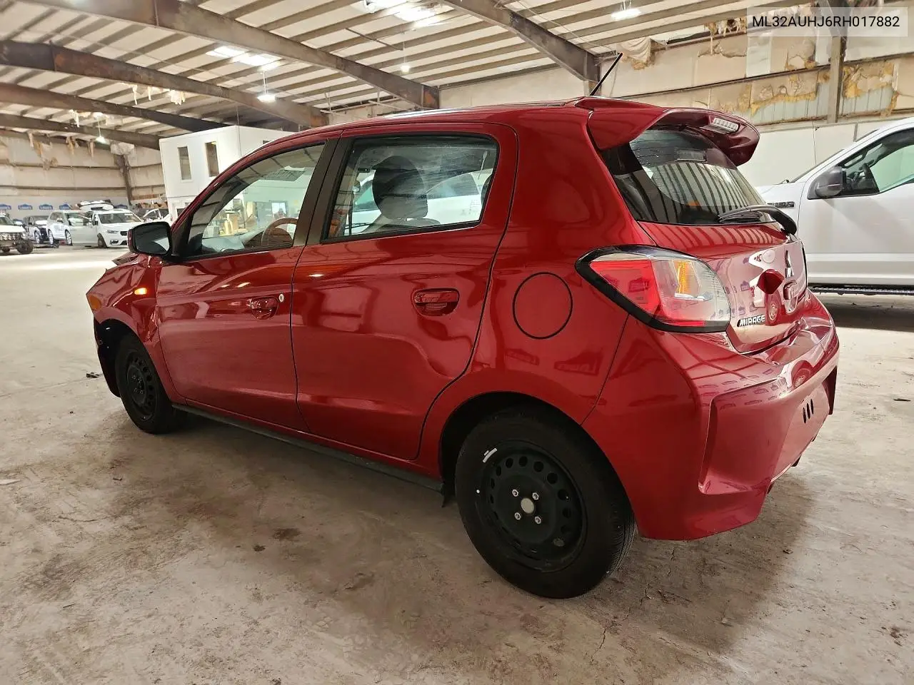 2024 Mitsubishi Mirage Es VIN: ML32AUHJ6RH017882 Lot: 61044426