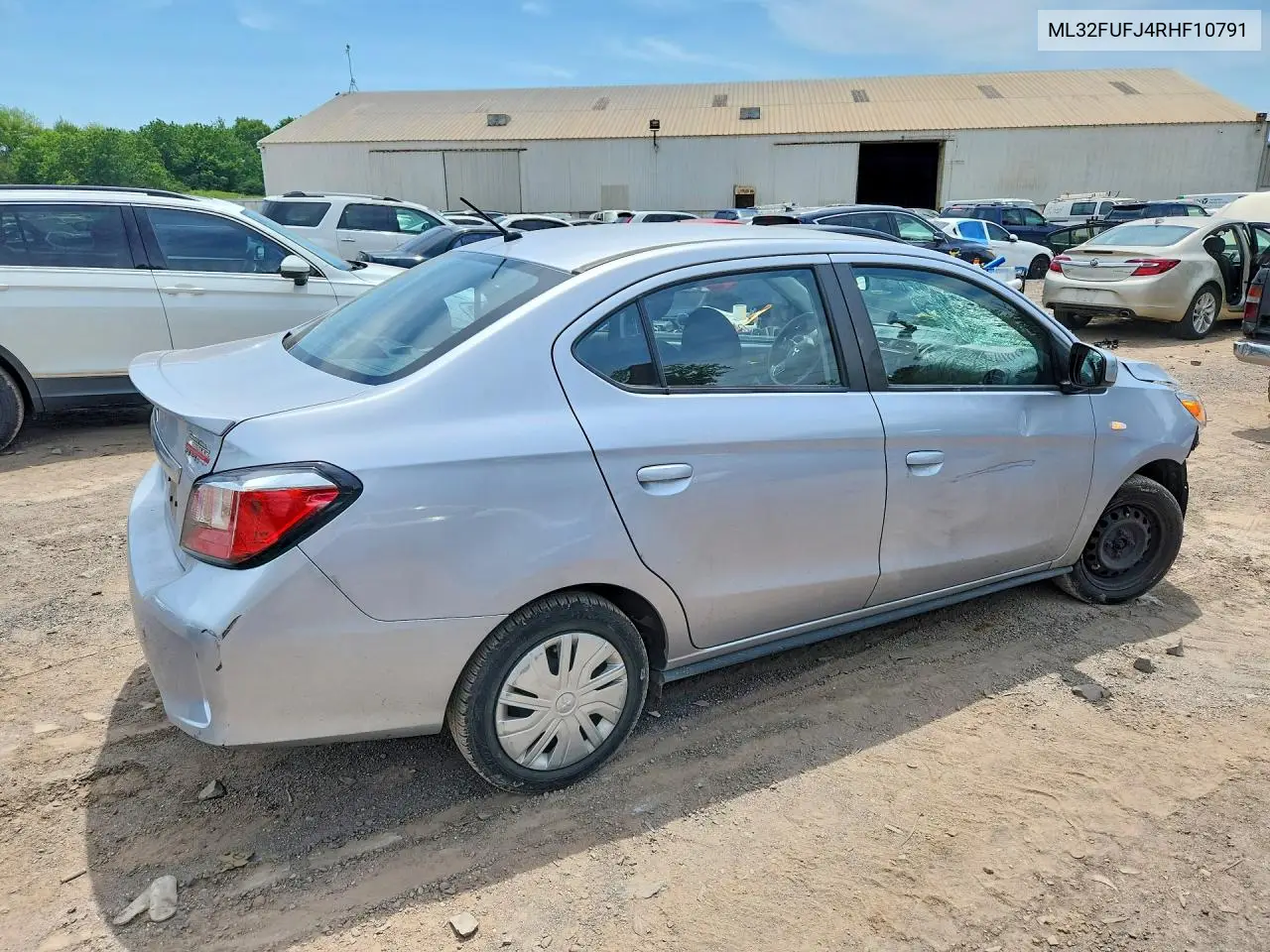 2024 Mitsubishi Mirage G4 Es VIN: ML32FUFJ4RHF10791 Lot: 61144366