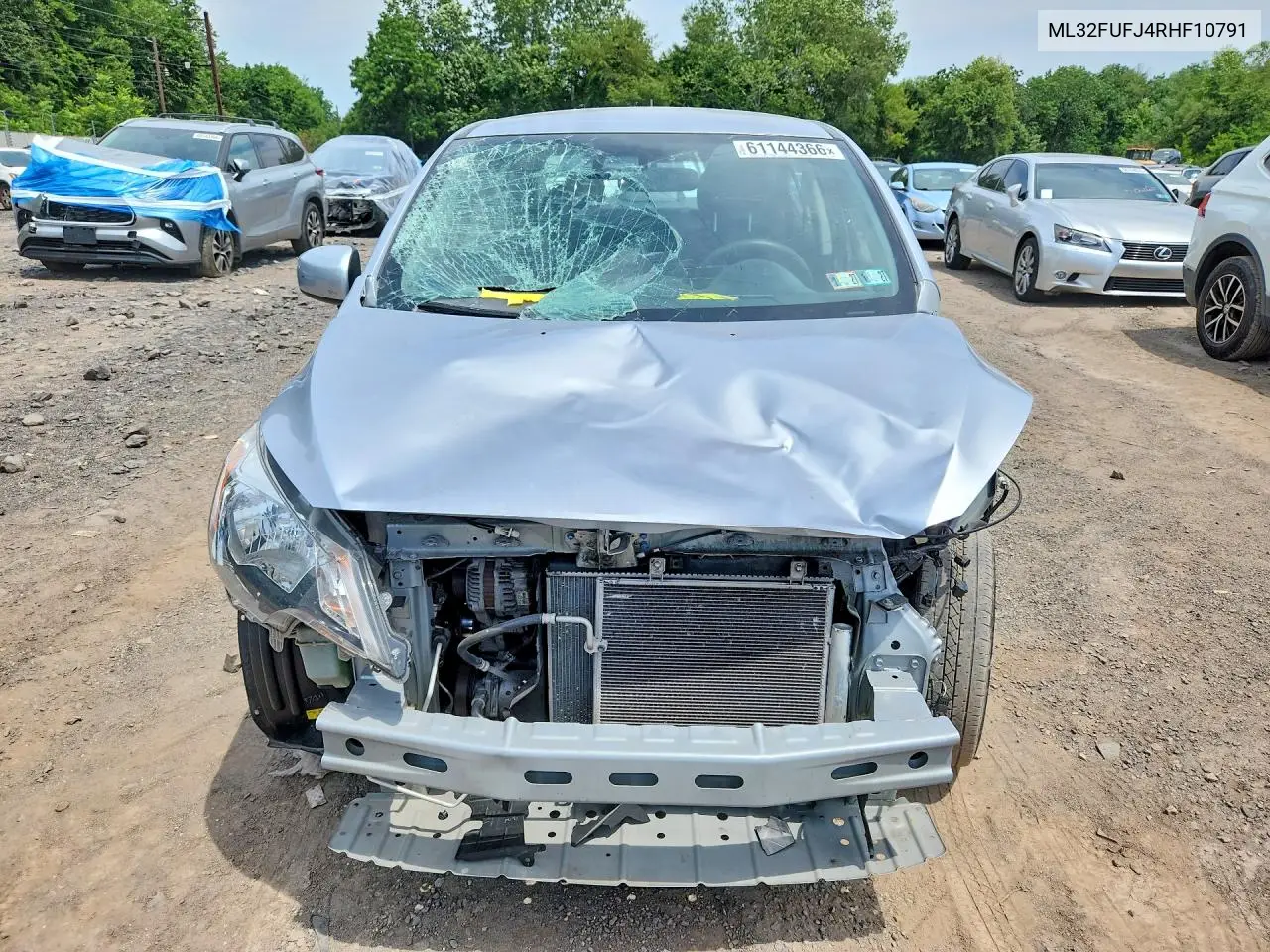 2024 Mitsubishi Mirage G4 Es VIN: ML32FUFJ4RHF10791 Lot: 61144366