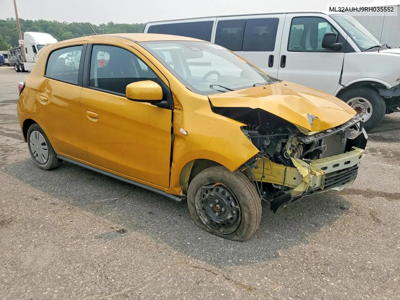 2024 Mitsubishi Mirage Es VIN: ML32AUHJ9RH035552 Lot: 61358616