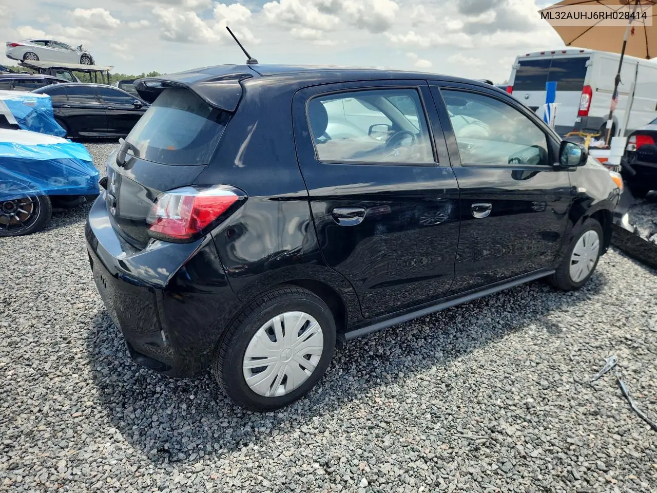 2024 Mitsubishi Mirage Es VIN: ML32AUHJ6RH028414 Lot: 61365826