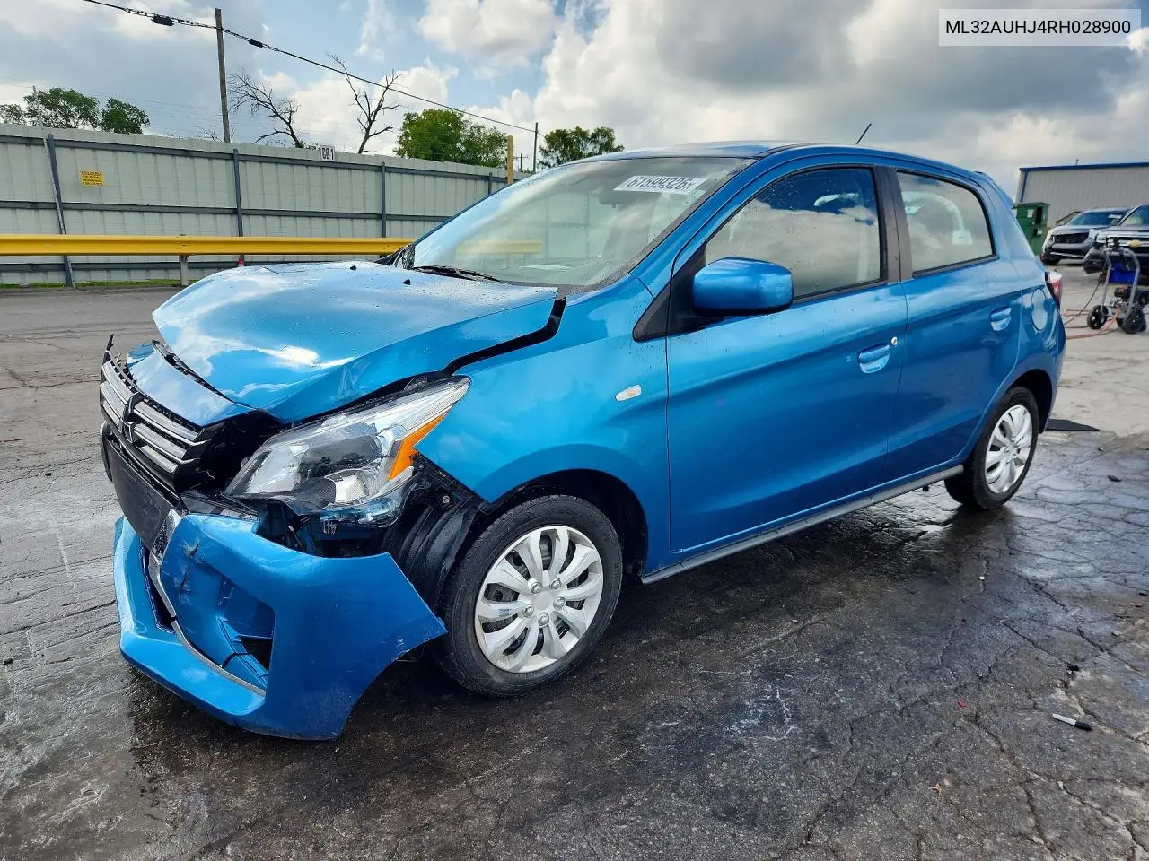 2024 Mitsubishi Mirage Es VIN: ML32AUHJ4RH028900 Lot: 61599326