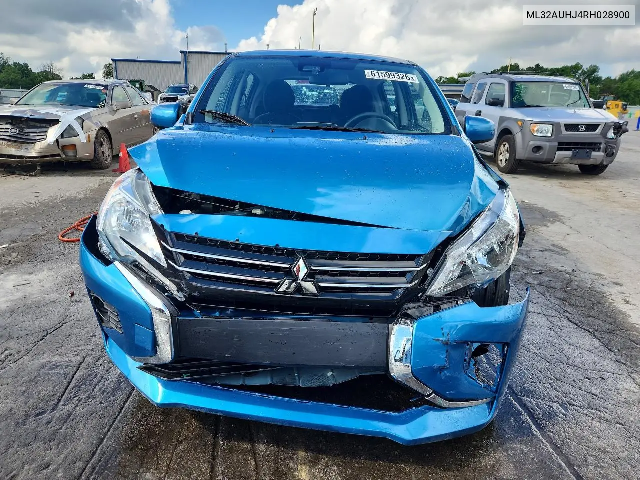 2024 Mitsubishi Mirage Es VIN: ML32AUHJ4RH028900 Lot: 61599326