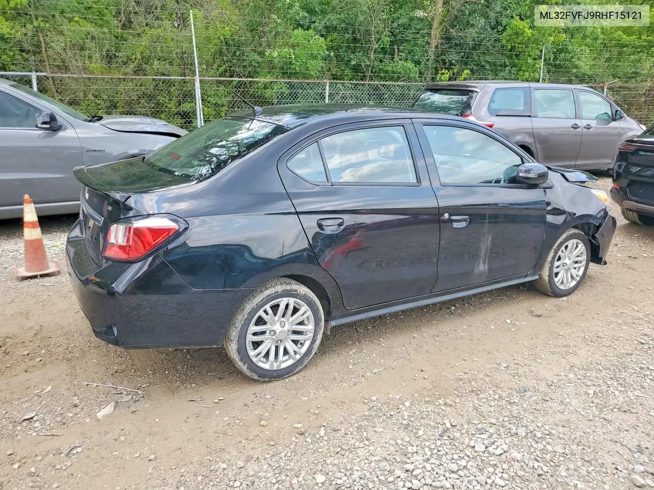 2024 Mitsubishi Mirage G4 Se VIN: ML32FVFJ9RHF15121 Lot: 61600036