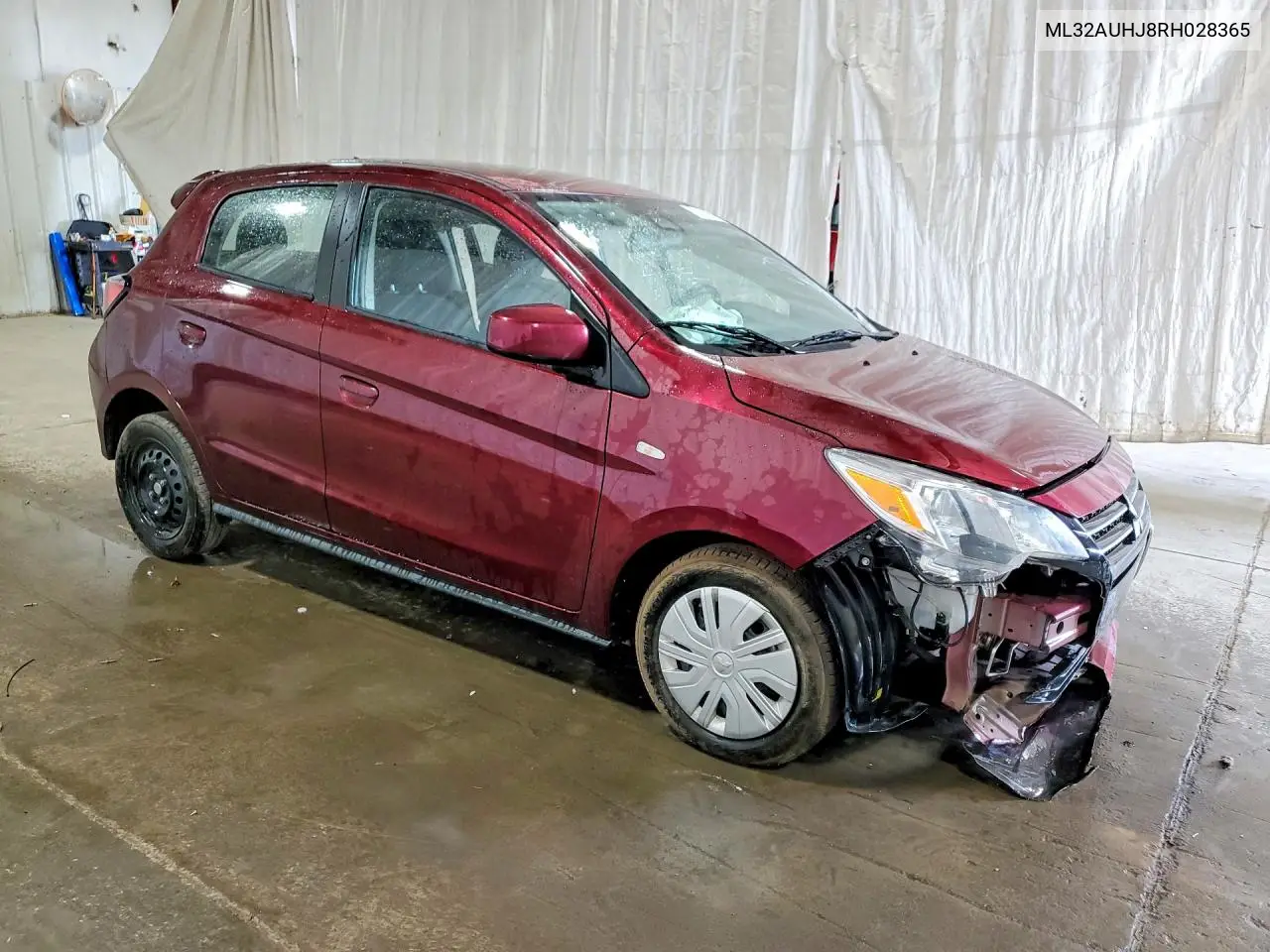 2024 Mitsubishi Mirage Es VIN: ML32AUHJ8RH028365 Lot: 61602386