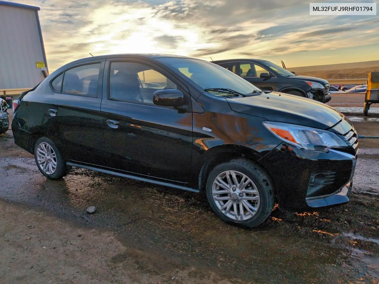 ML32FUFJ9RHF01794 2024 Mitsubishi Mirage G4 Es