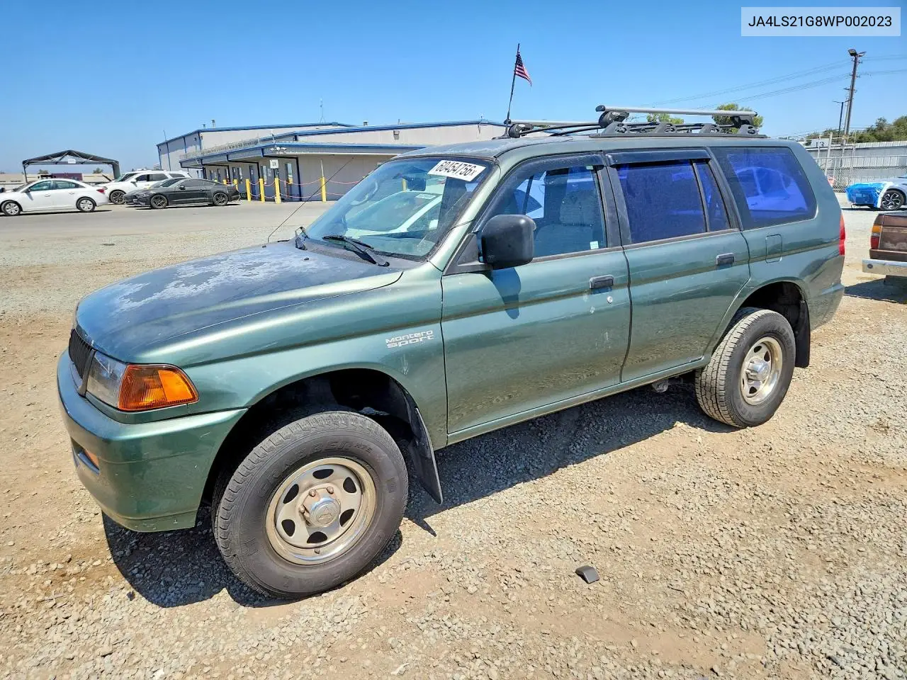 1998 Mitsubishi Montero Sport Es VIN: JA4LS21G8WP002023 Lot: 60454756