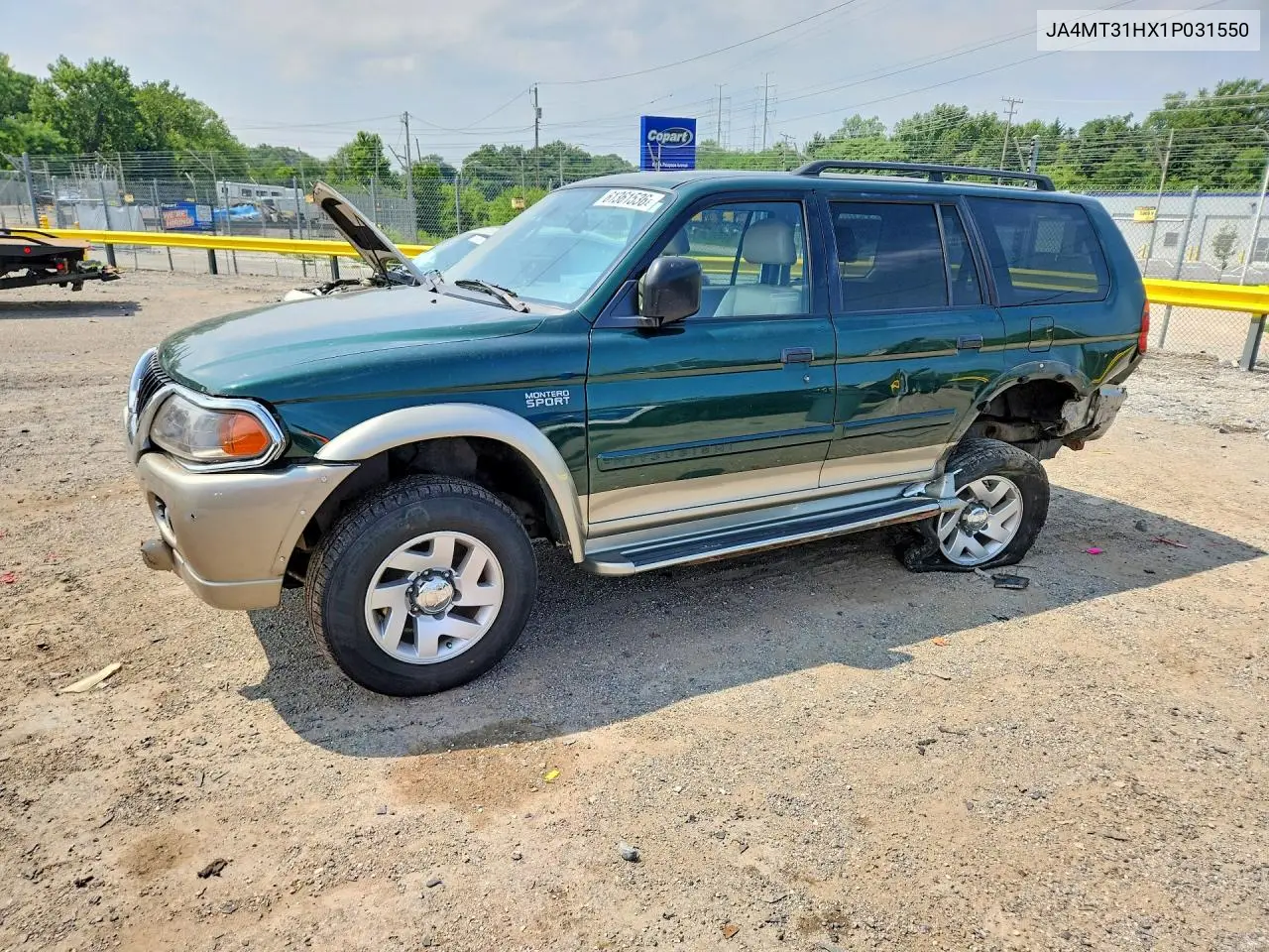 2001 Mitsubishi Montero Sport Xls VIN: JA4MT31HX1P031550 Lot: 61361536