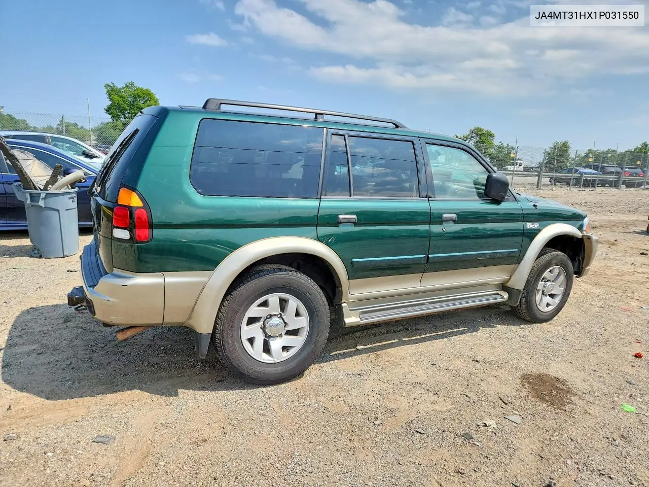 2001 Mitsubishi Montero Sport Xls VIN: JA4MT31HX1P031550 Lot: 61361536