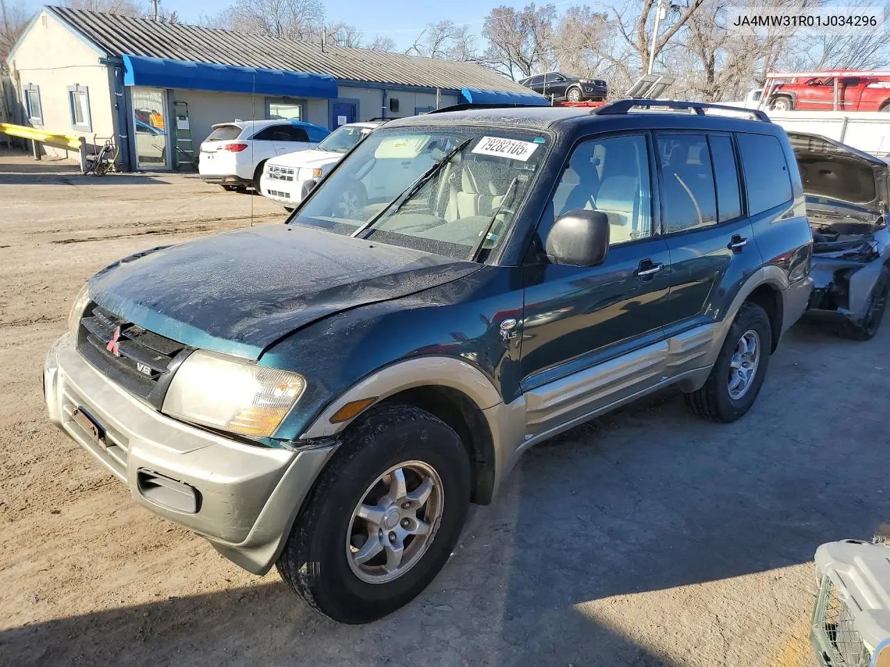 2001 Mitsubishi Montero VIN: JA4MW31R01J034296 Lot: 79282105