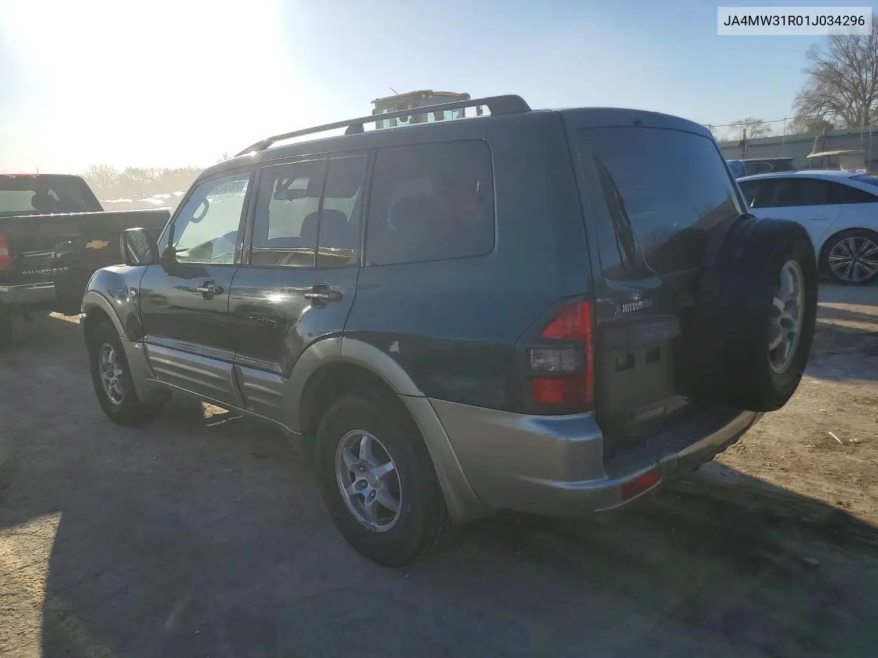 2001 Mitsubishi Montero VIN: JA4MW31R01J034296 Lot: 79282105