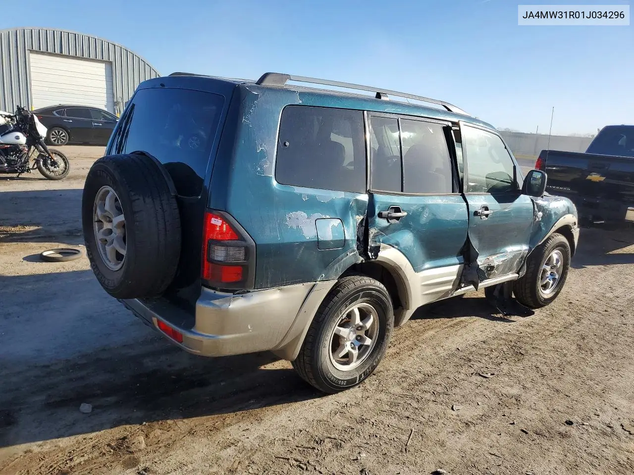 2001 Mitsubishi Montero VIN: JA4MW31R01J034296 Lot: 79282105