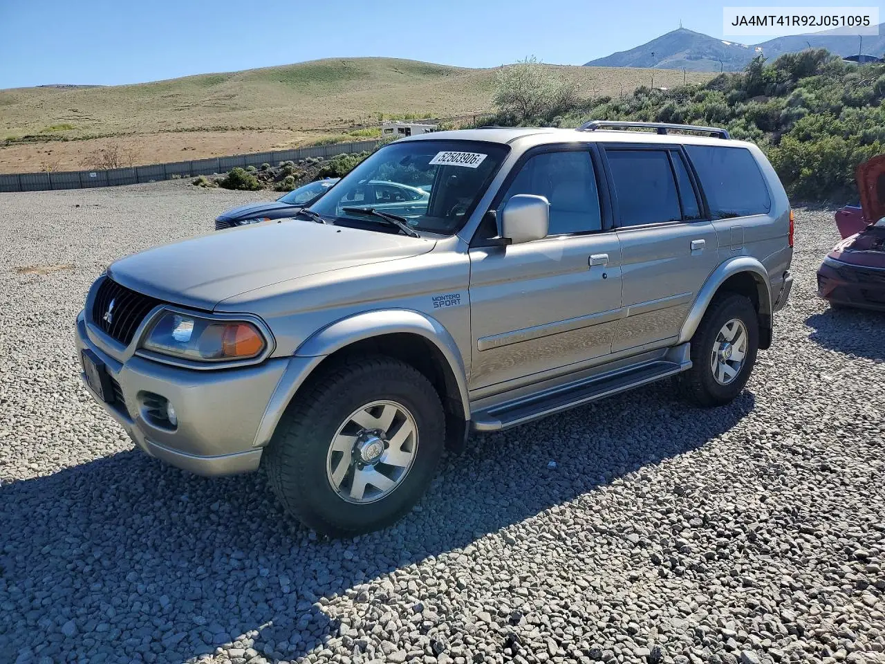 2002 Mitsubishi Montero Sport Limited VIN: JA4MT41R92J051095 Lot: 52503906
