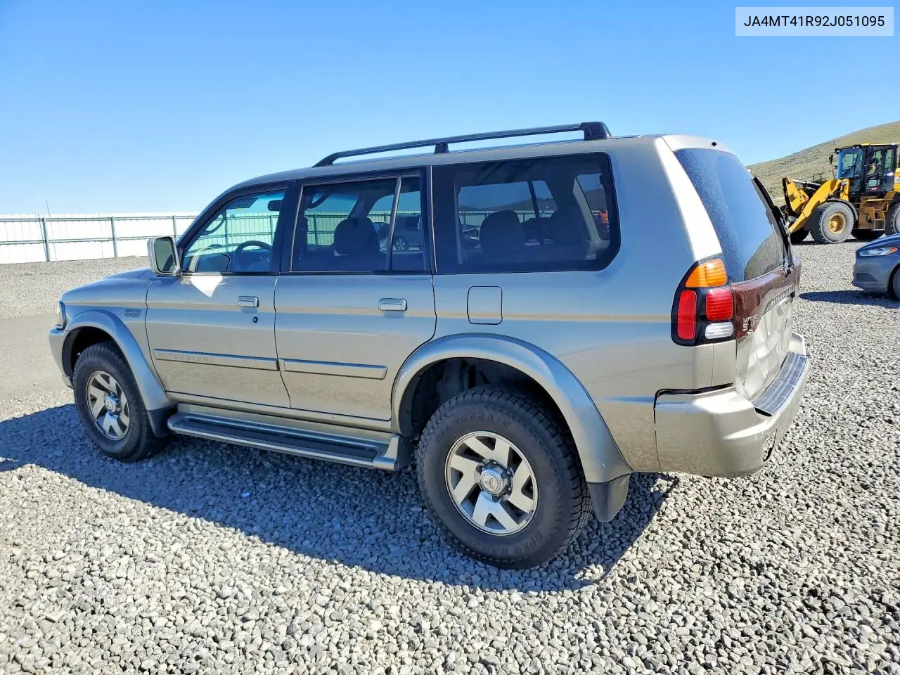 2002 Mitsubishi Montero Sport Limited VIN: JA4MT41R92J051095 Lot: 52503906