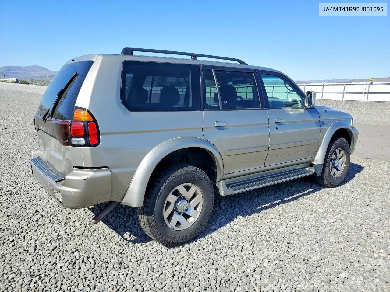 2002 Mitsubishi Montero Sport Limited VIN: JA4MT41R92J051095 Lot: 52503906