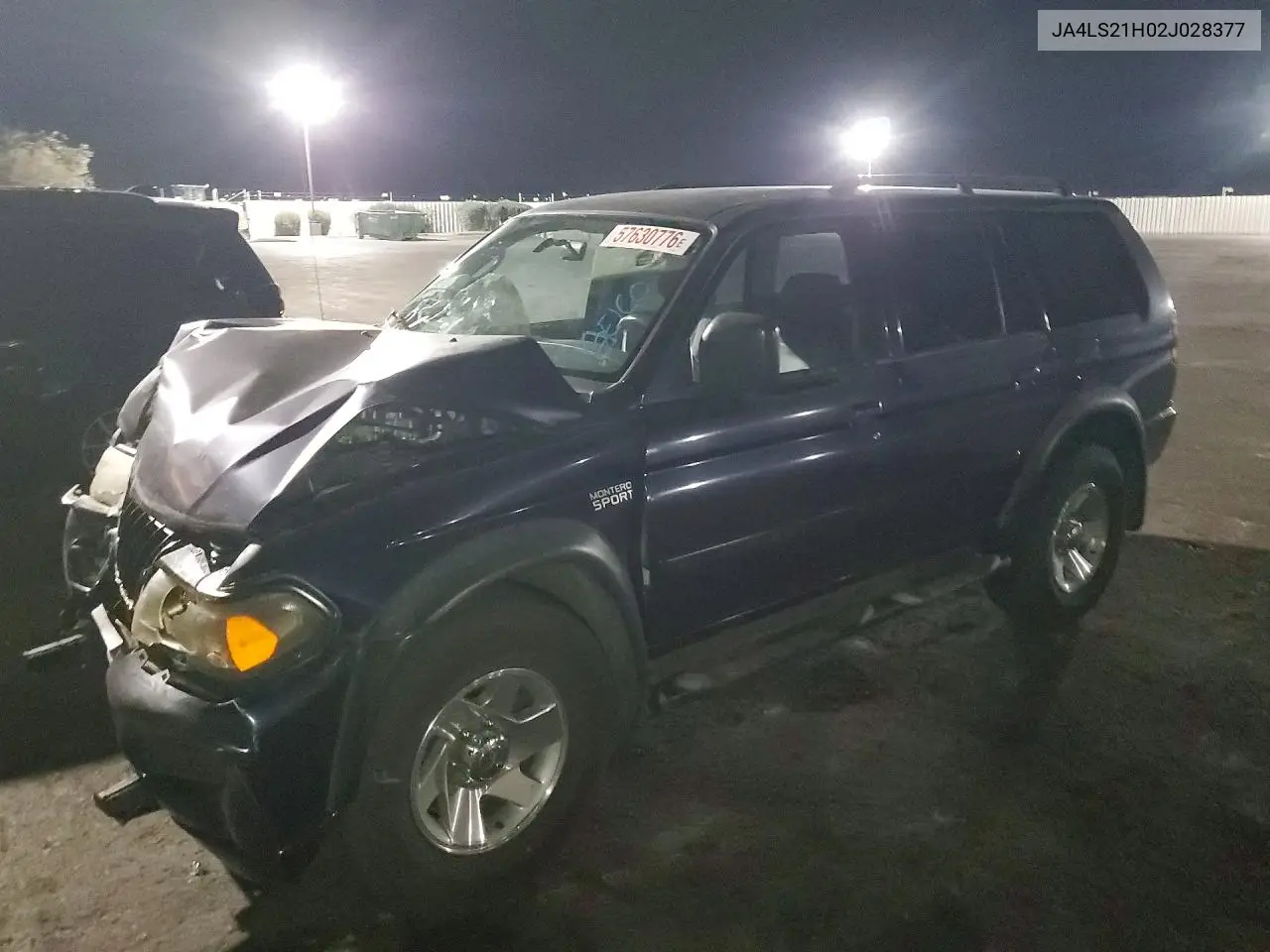 2002 Mitsubishi Montero Sport Es VIN: JA4LS21H02J028377 Lot: 57630776