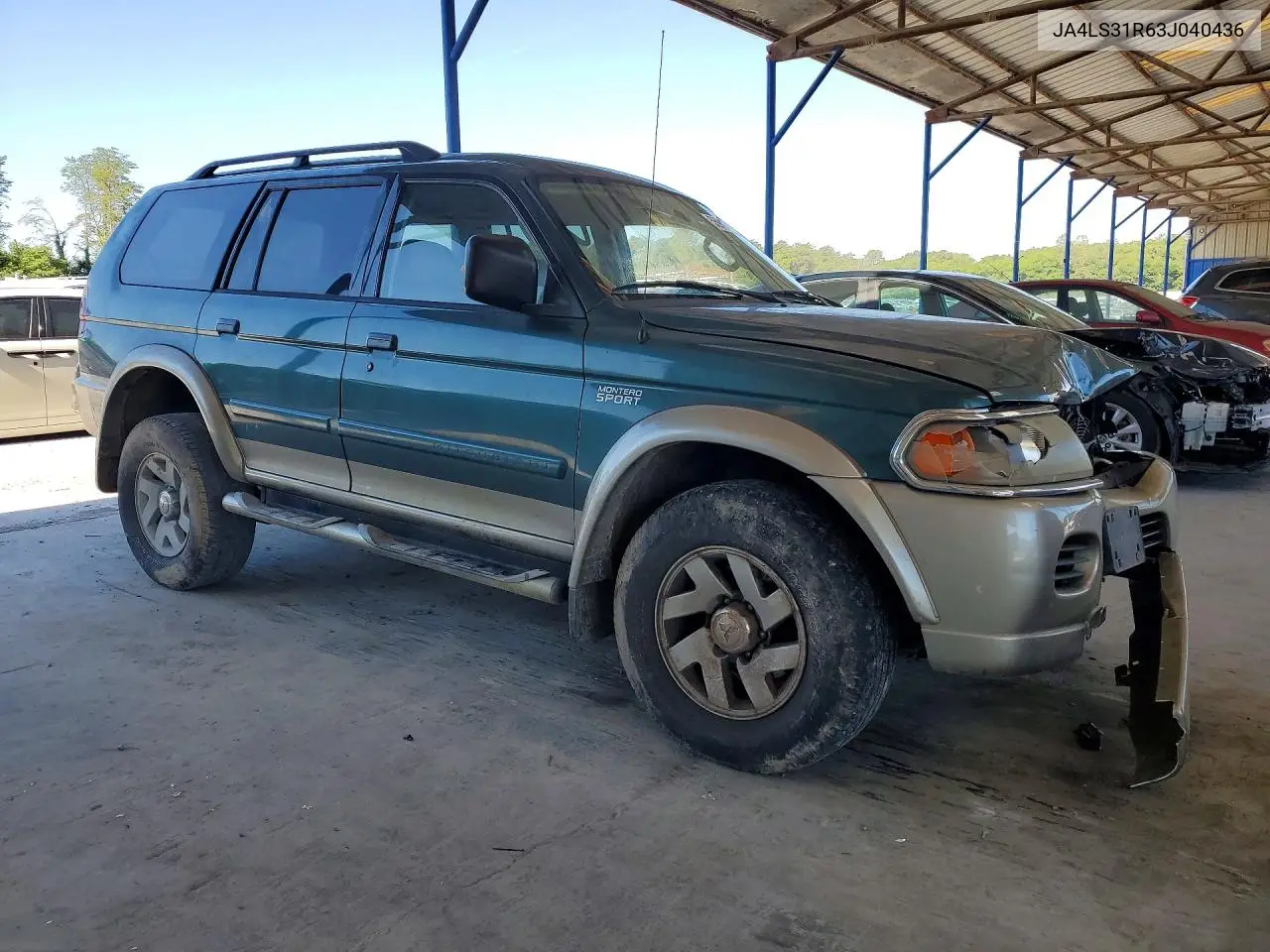 2003 Mitsubishi Montero Sport Xls VIN: JA4LS31R63J040436 Lot: 55942926