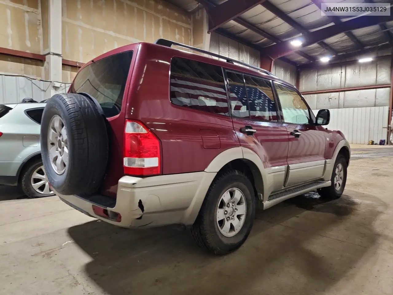2003 Mitsubishi Montero Xls VIN: JA4NW31S53J035129 Lot: 62008616