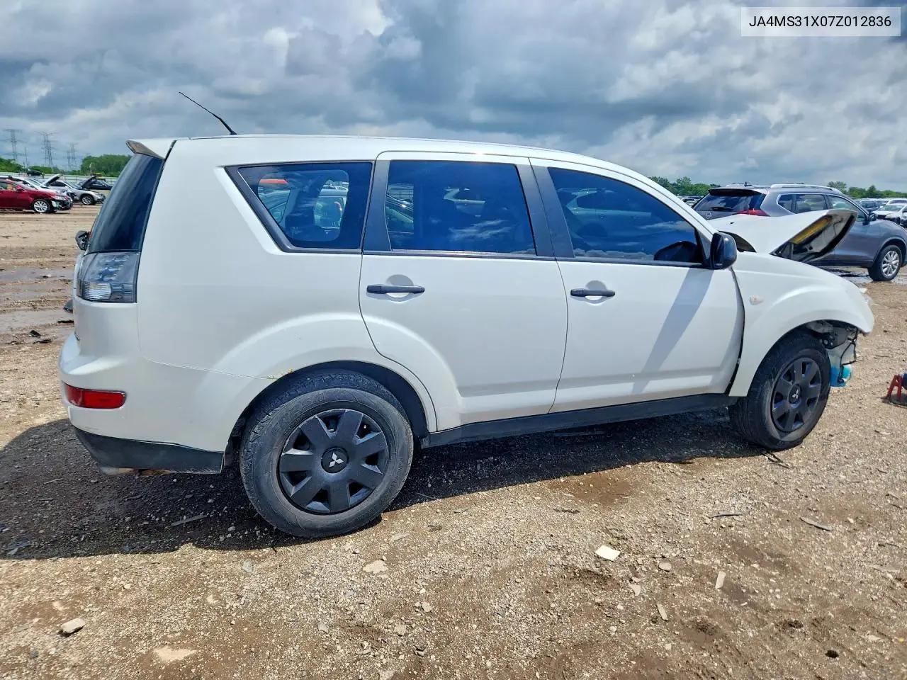 2007 Mitsubishi Outlander Es VIN: JA4MS31X07Z012836 Lot: 56510436