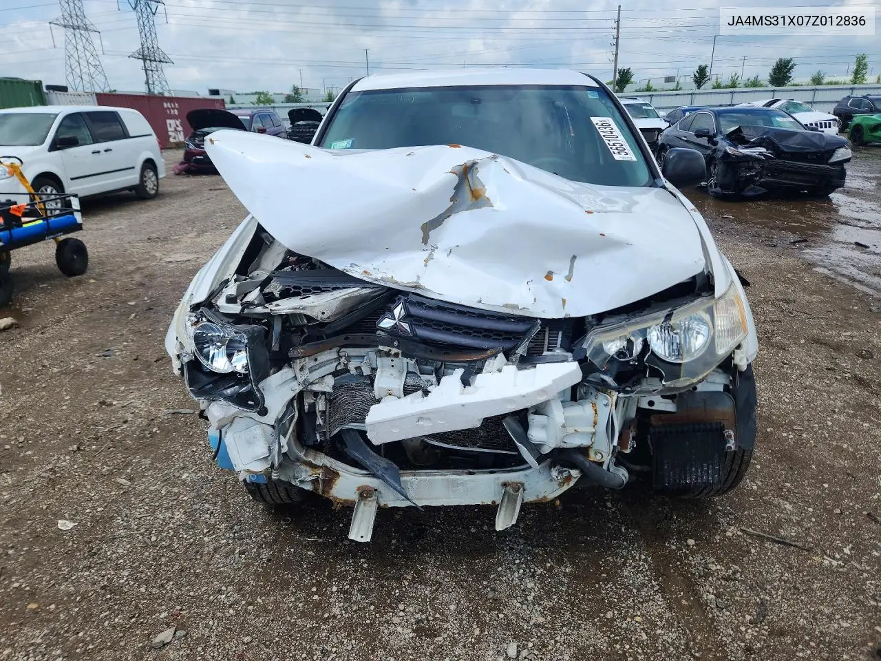 2007 Mitsubishi Outlander Es VIN: JA4MS31X07Z012836 Lot: 56510436