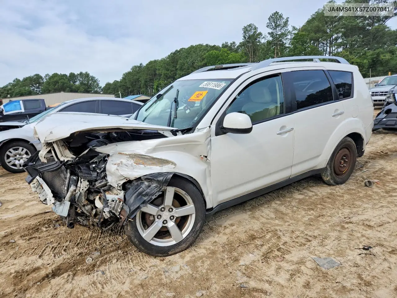 2007 Mitsubishi Outlander Xls VIN: JA4MS41X57Z007041 Lot: 58611986
