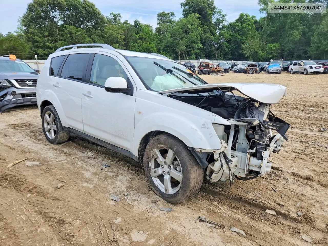 2007 Mitsubishi Outlander Xls VIN: JA4MS41X57Z007041 Lot: 58611986
