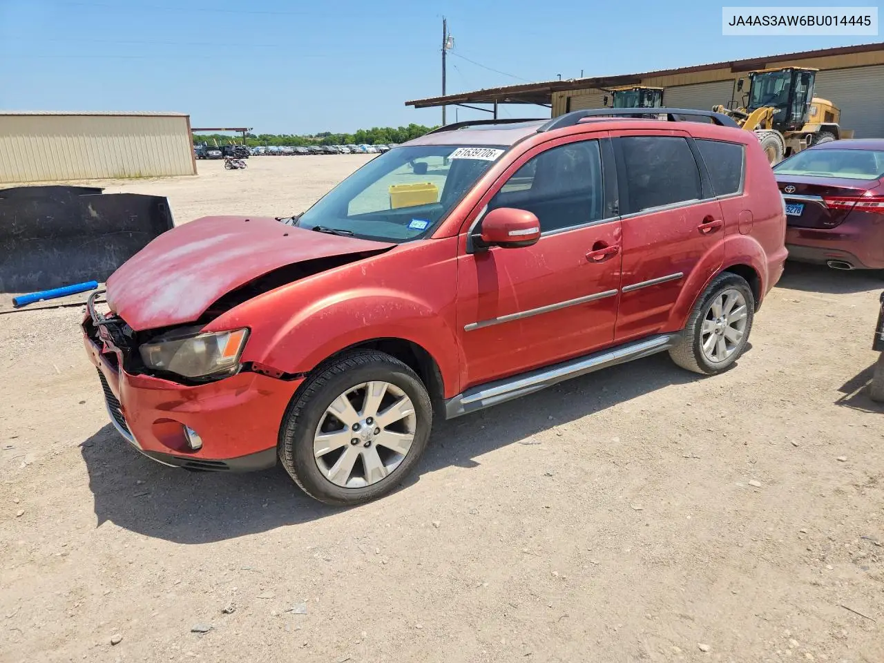 2011 Mitsubishi Outlander Se VIN: JA4AS3AW6BU014445 Lot: 61639706